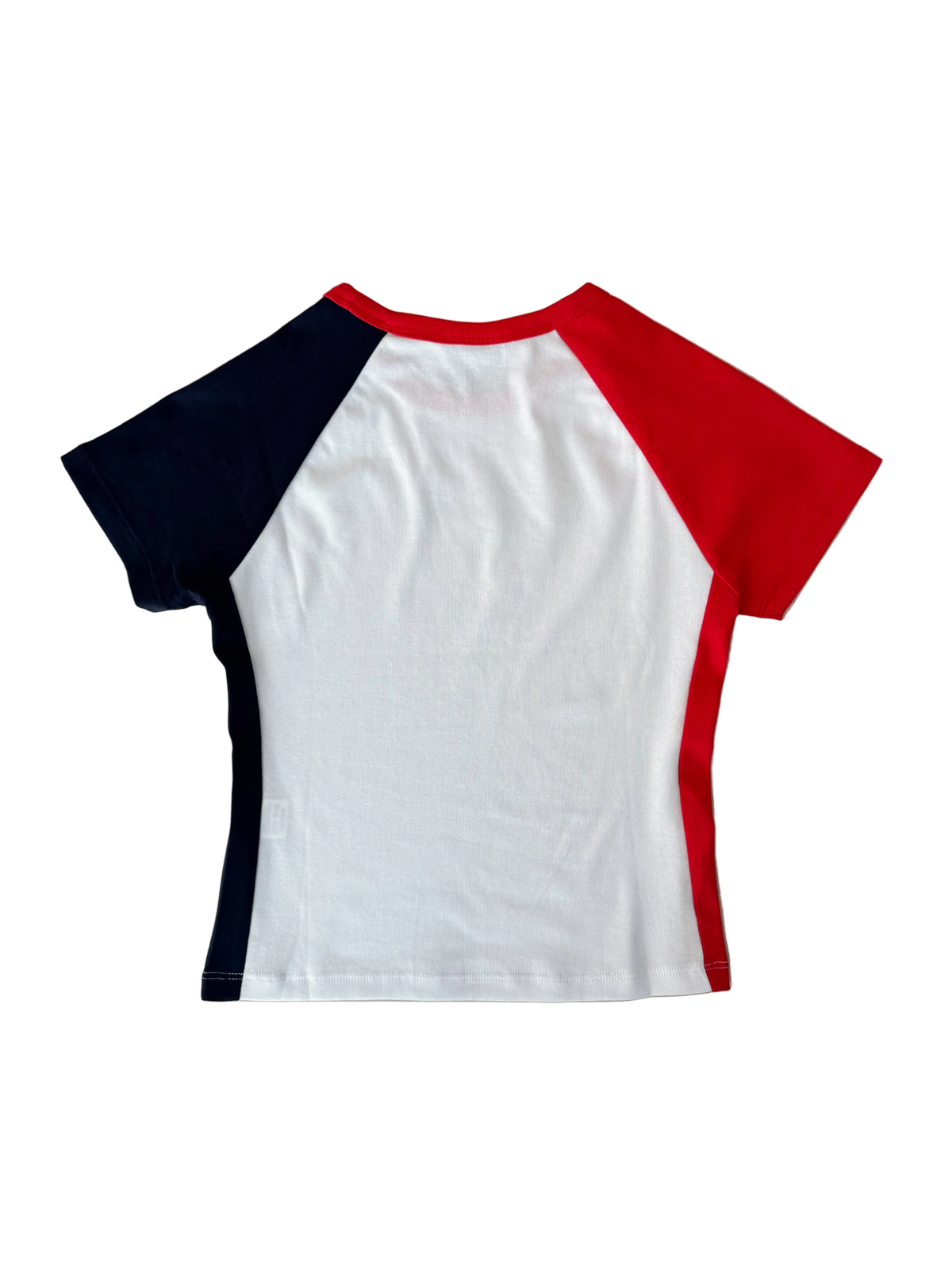 DCN Sculpt Raglan Top (Red/Navy)