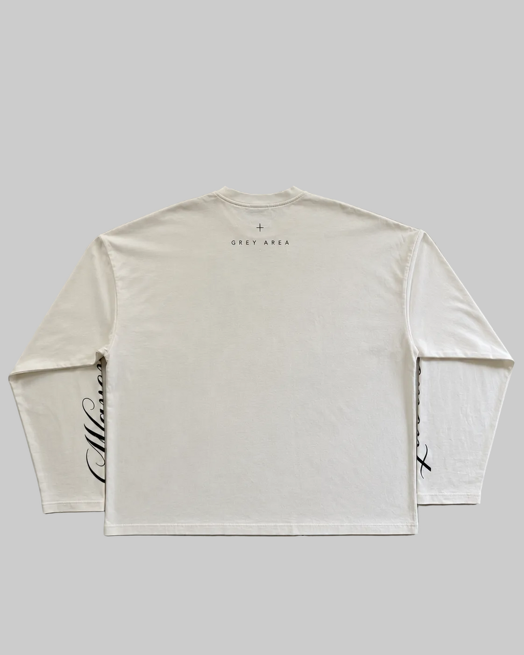 DCN Wavement Long-sleeve tee “Chalk White”