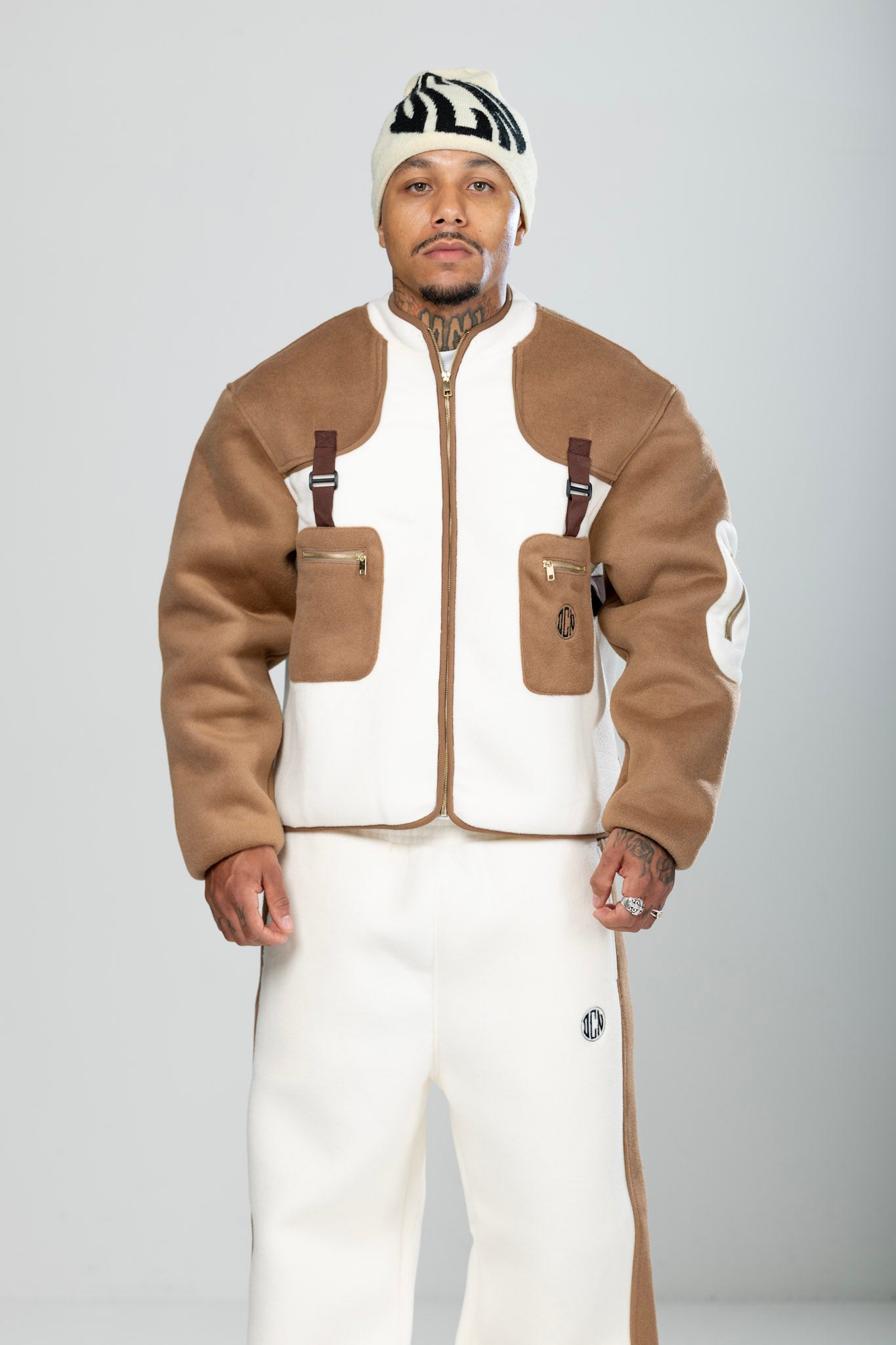 Structured Flight Jacket (Birch/Camel)