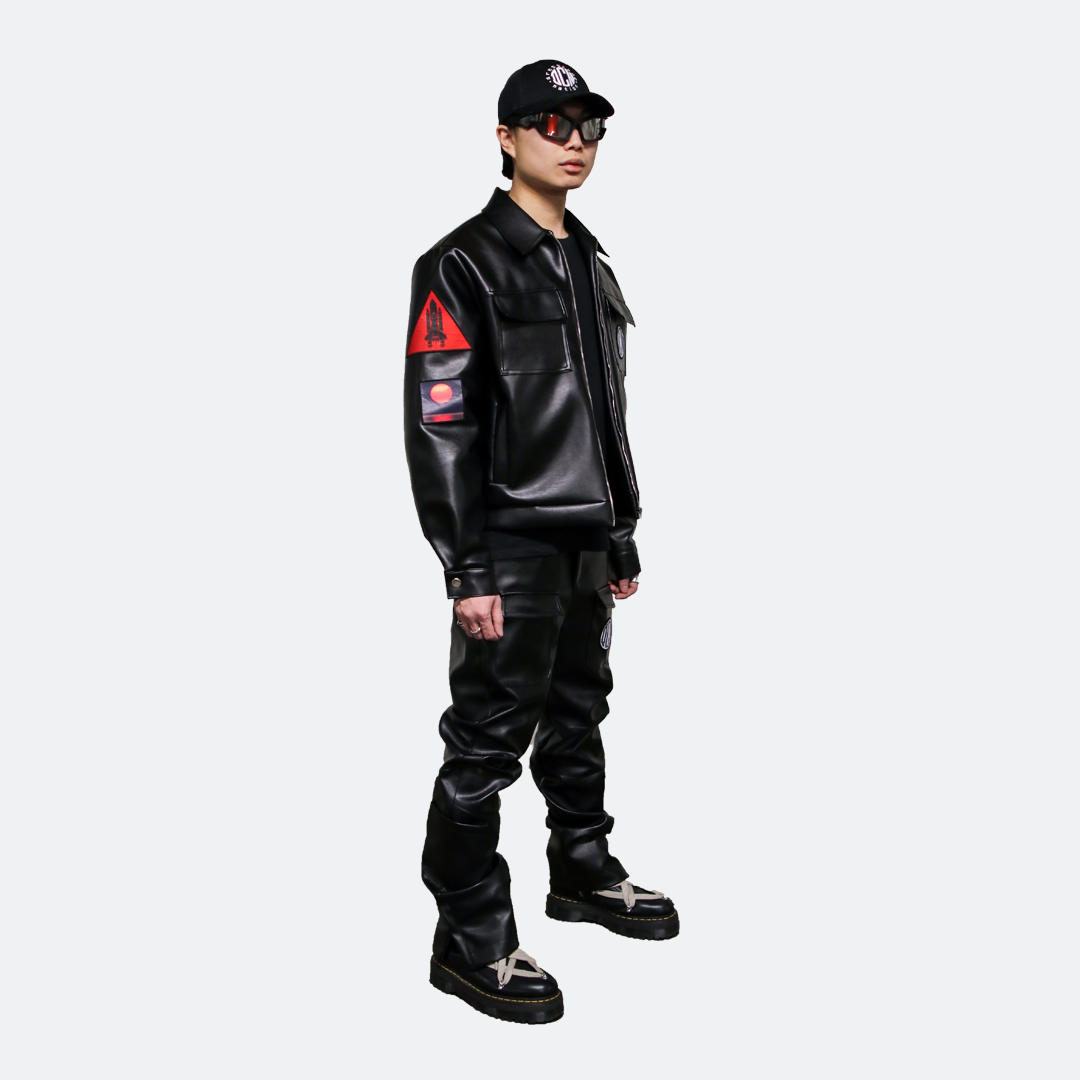 Space Jacket 'Leather' (Black)