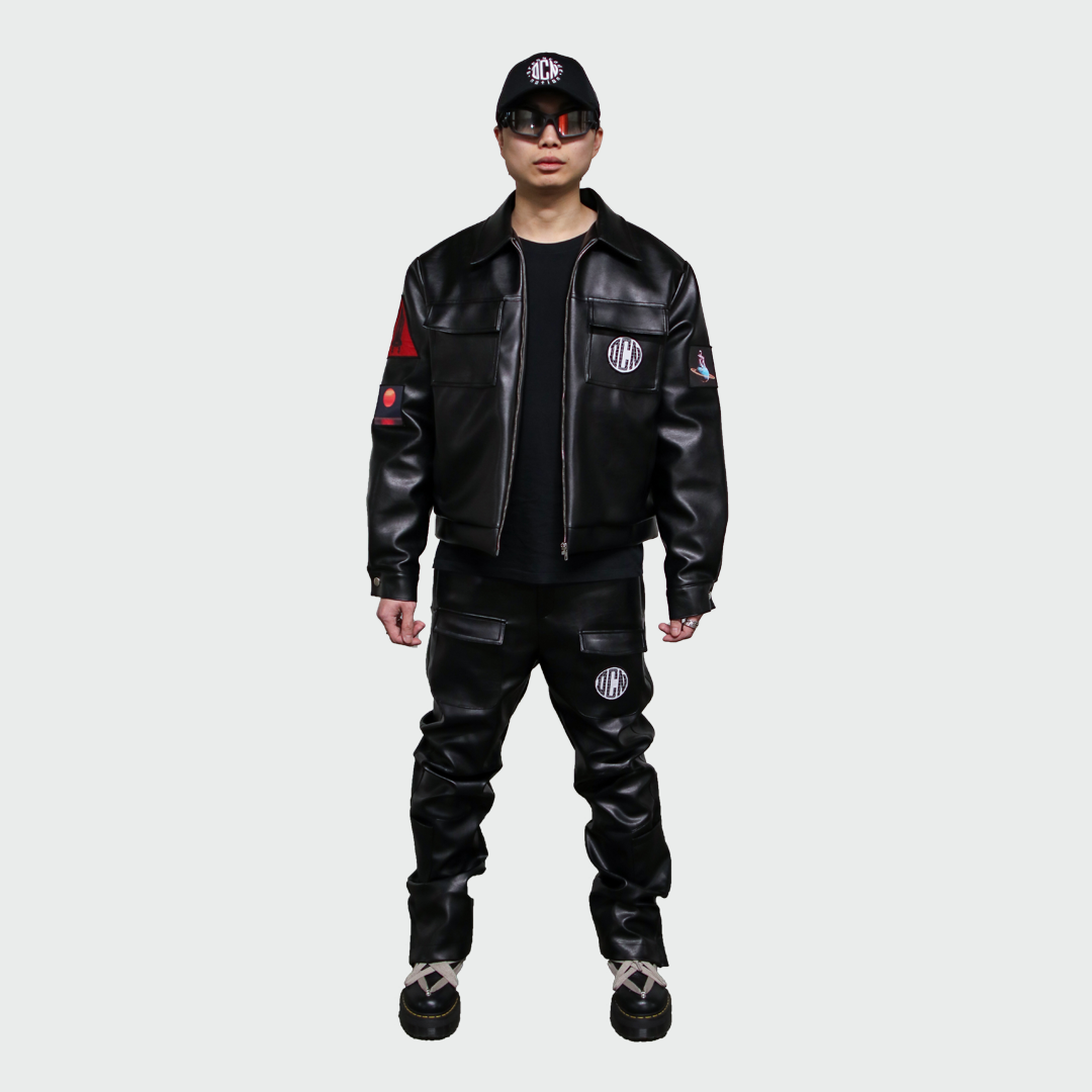 Space Jacket 'Leather' (Black)