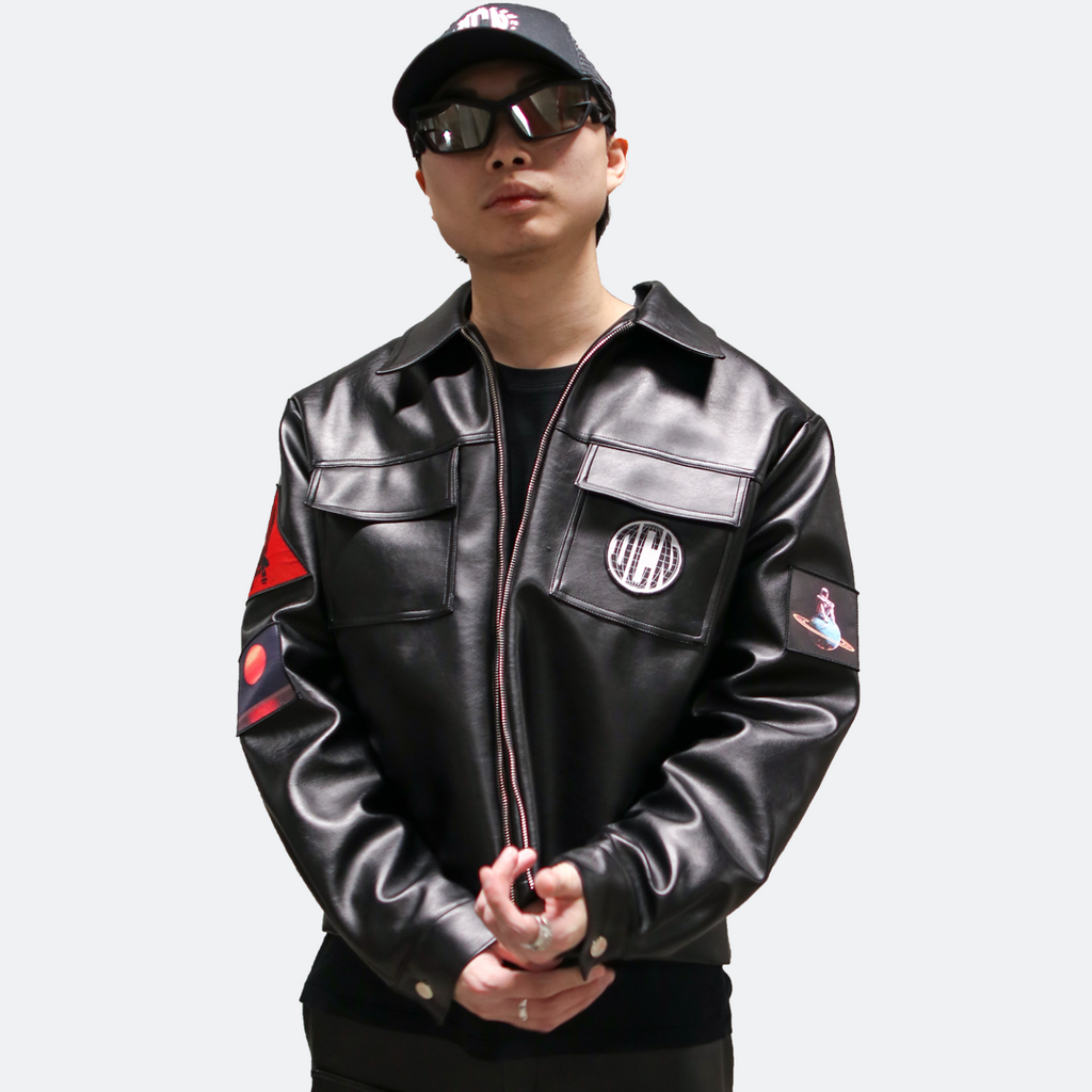 Space Jacket 'Leather' (Black)