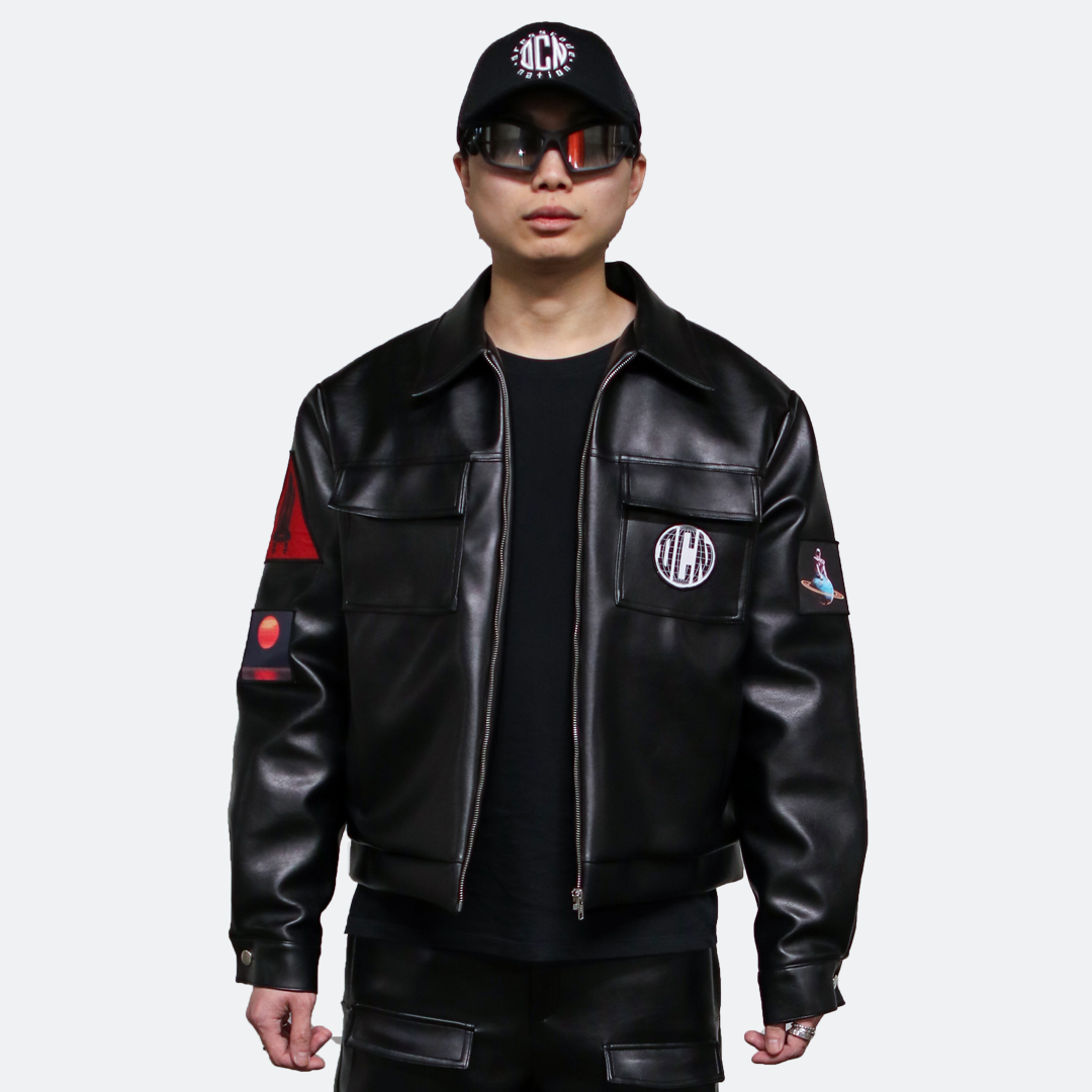 Space Jacket 'Leather' (Black)