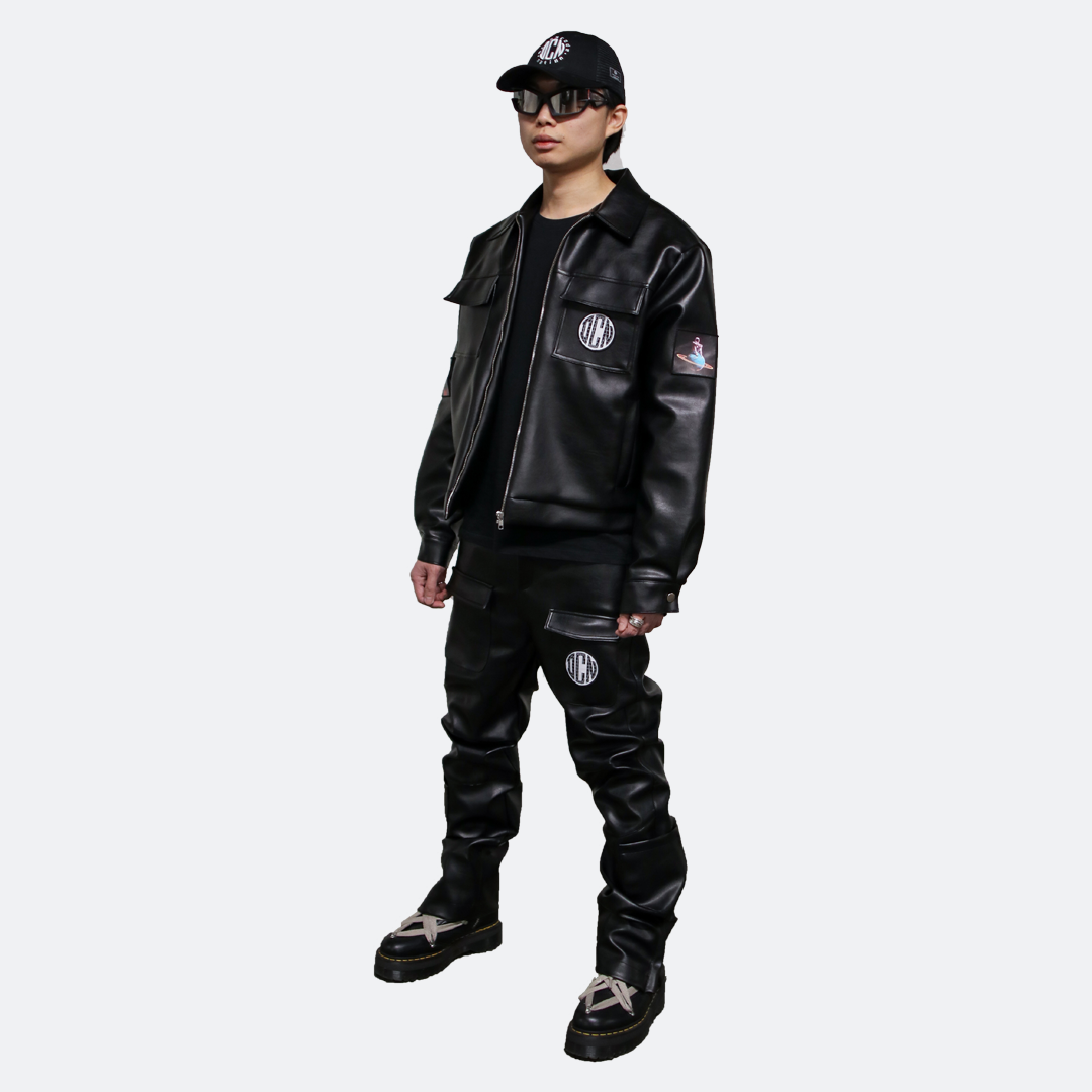 Space Jacket 'Leather' (Black)